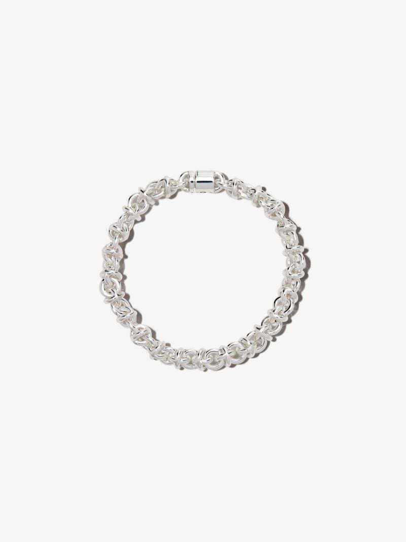 Sterling Silver Le 29g Entrelacs Polished Bracelet