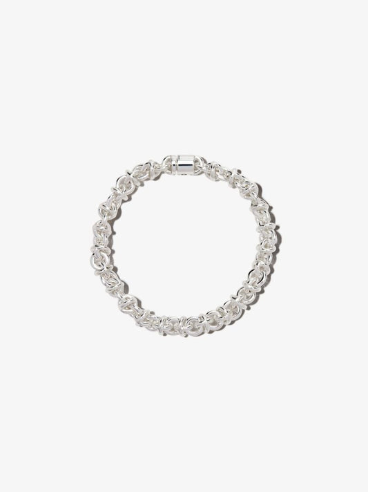 Sterling Silver Le 29g Entrelacs Polished Bracelet