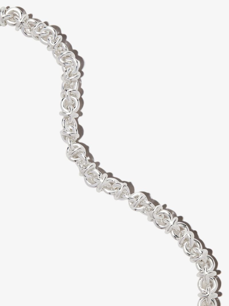 Sterling Silver Le 29g Entrelacs Polished Bracelet