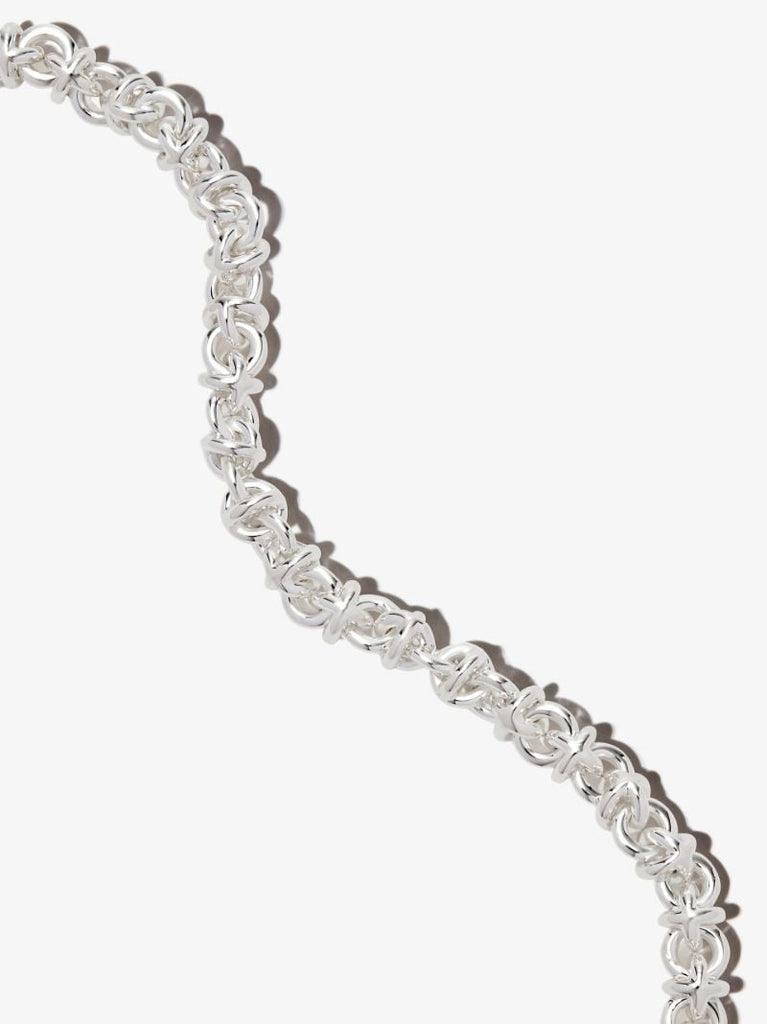 Sterling Silver Le 29g Entrelacs Polished Bracelet