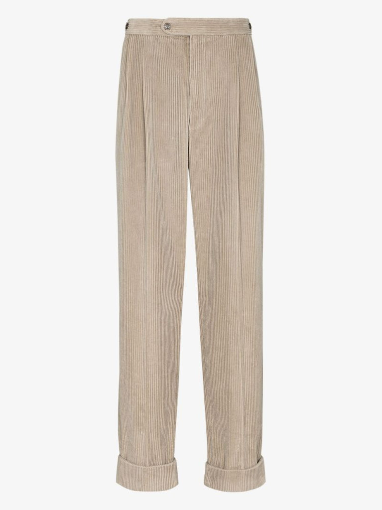 Corduroy Straight Leg Trousers