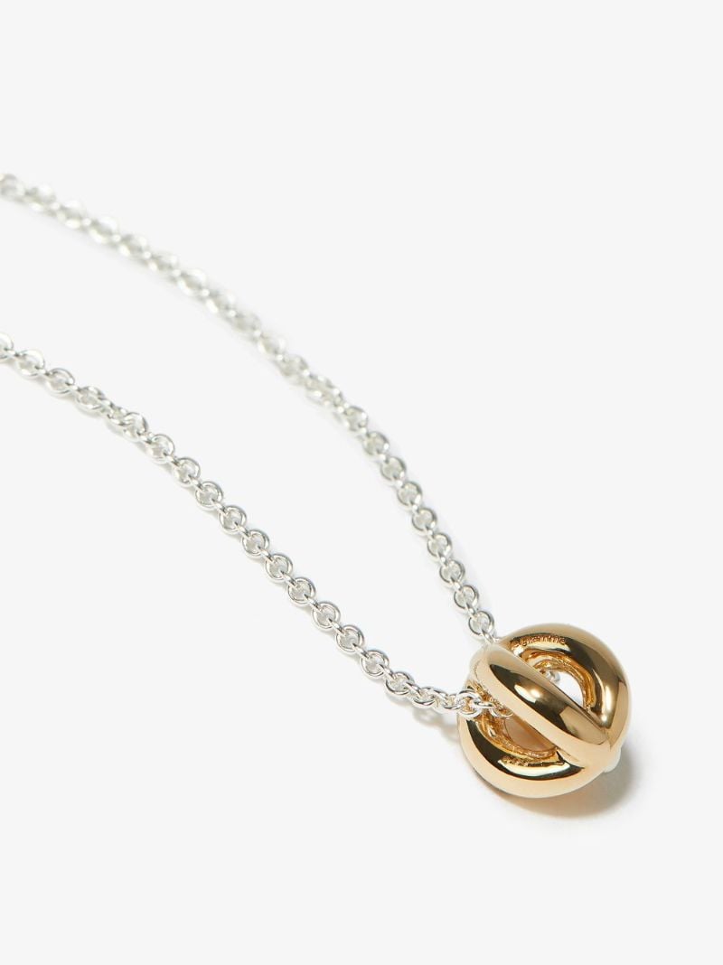 18k Yellow Gold La 1g Polished Entrelacs Necklace