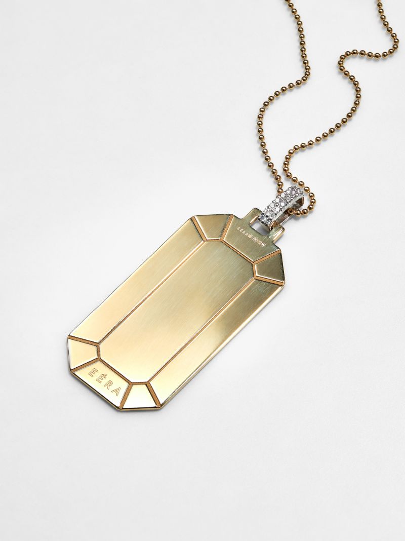 18k Yellow Gold Big Tokyo Diamond Necklace