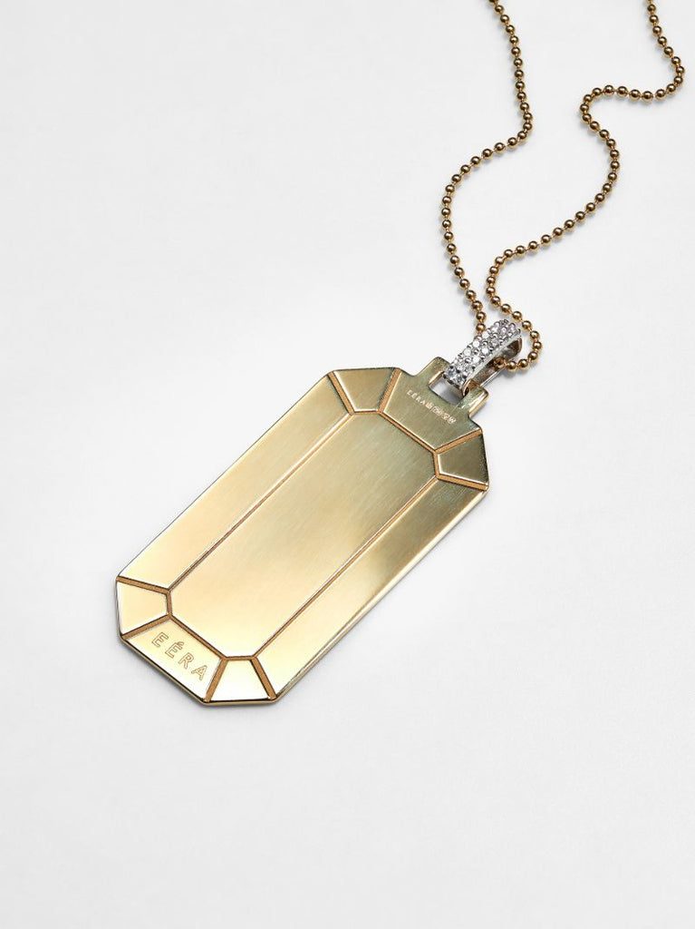 18k Yellow Gold Big Tokyo Diamond Necklace