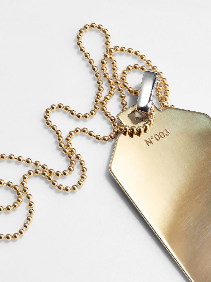 18k Yellow Gold Big Tokyo Diamond Necklace