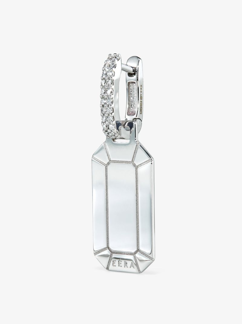 18k White Gold Small Tokyo Diamond Earring