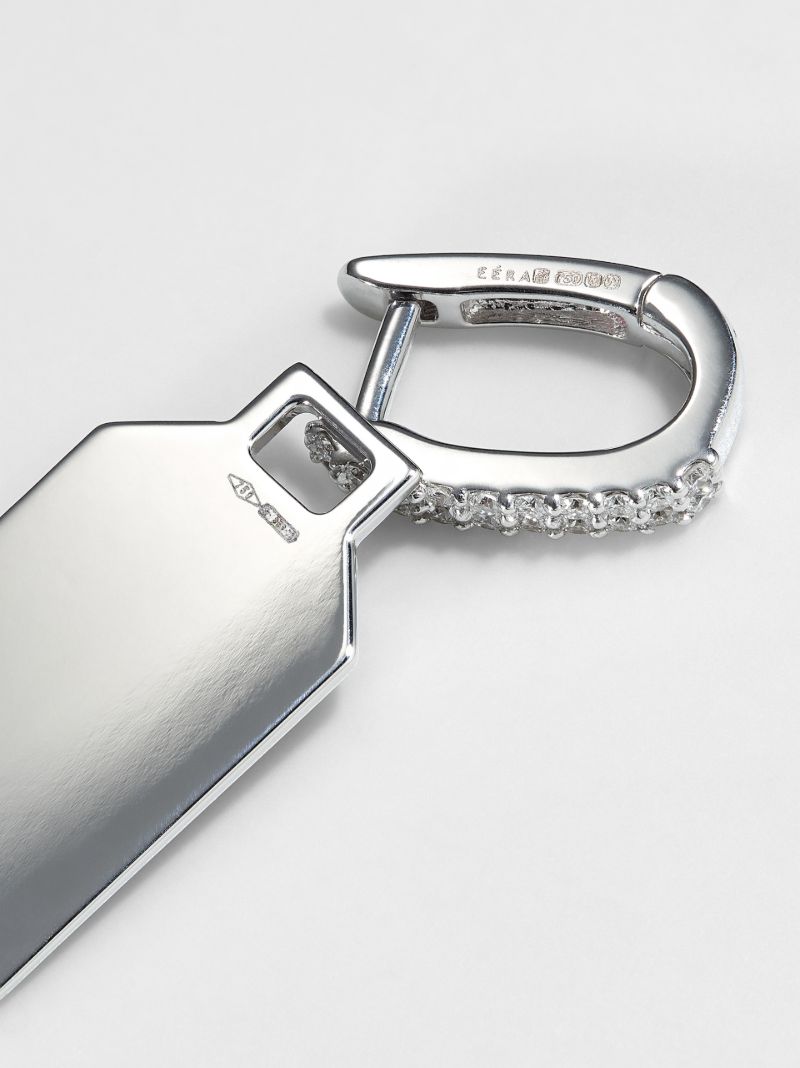 18k White Gold Small Tokyo Diamond Earring