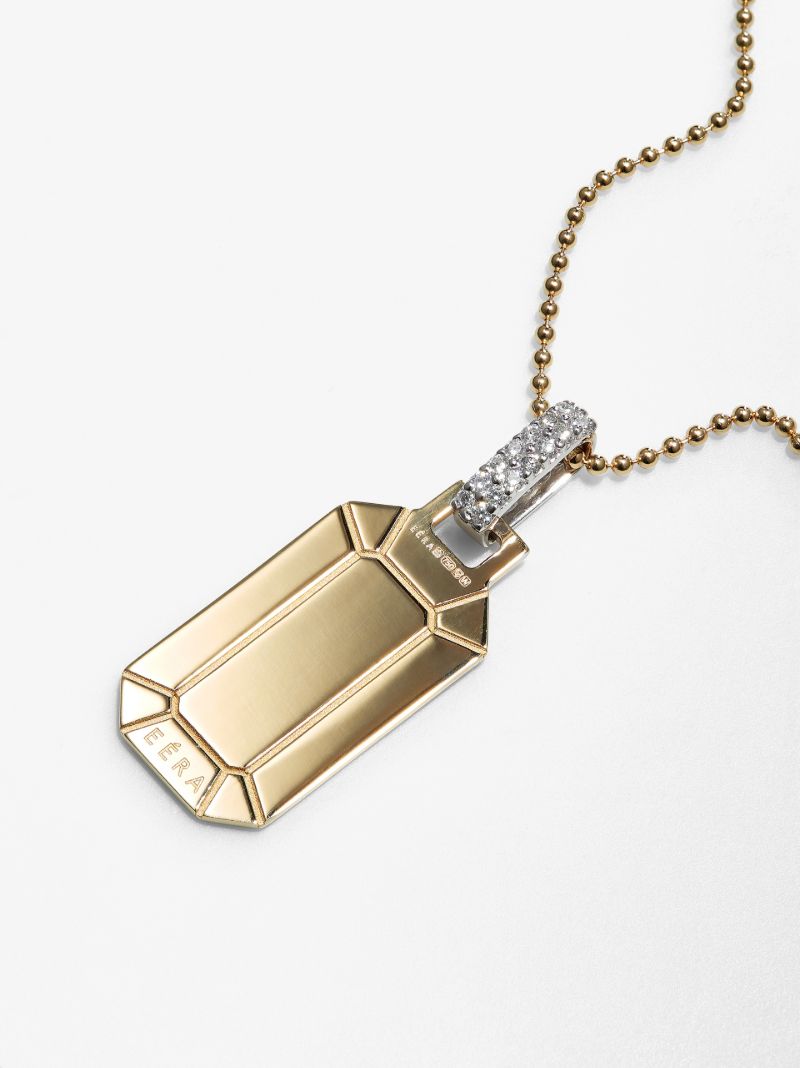 18k Yellow Gold Small Tokyo Diamond Necklace