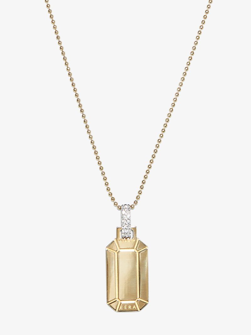18k Yellow Gold Small Tokyo Diamond Necklace