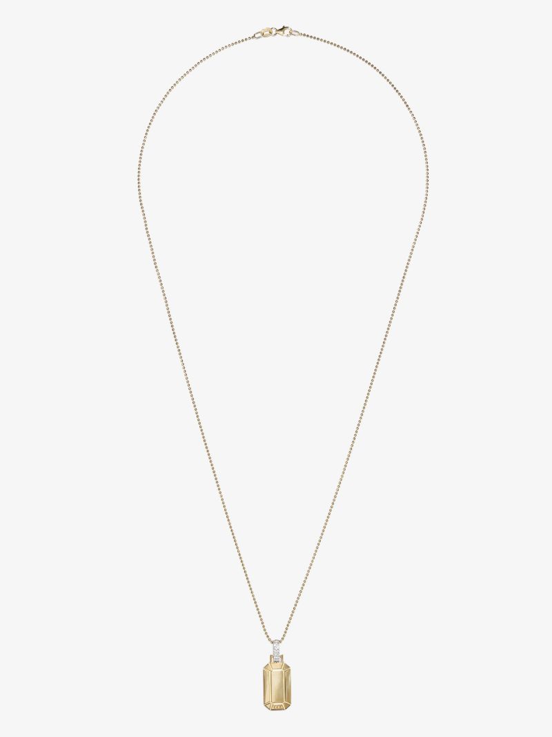 18k Yellow Gold Small Tokyo Diamond Necklace