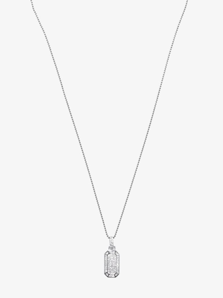 18k White Gold Toyko PavÃ_x0083_Â© Diamond Necklace