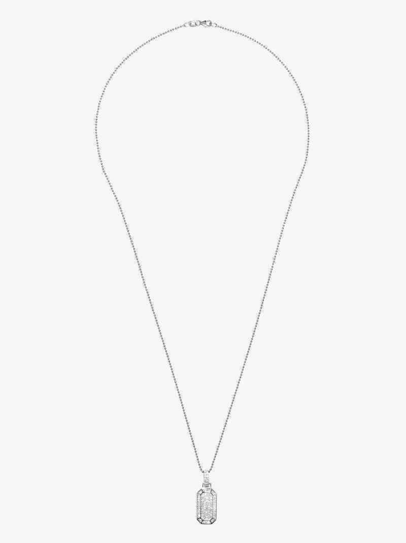 18k White Gold Toyko PavÃ_x0083_Â© Diamond Necklace