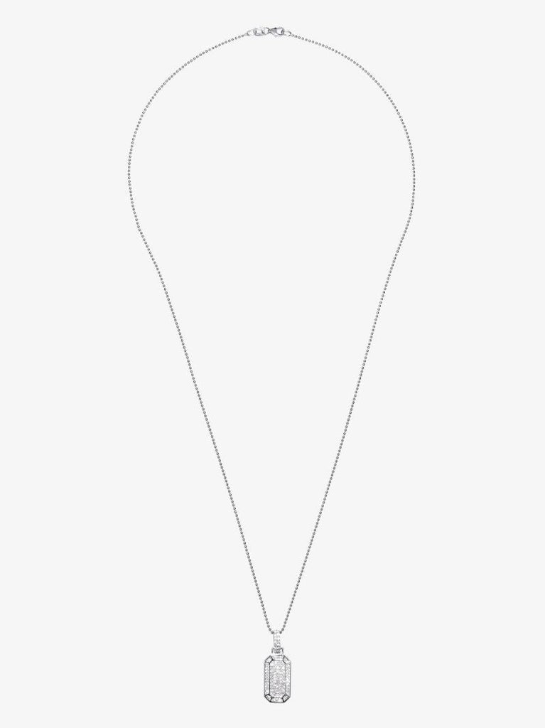 18k White Gold Toyko PavÃ_x0083_Â© Diamond Necklace