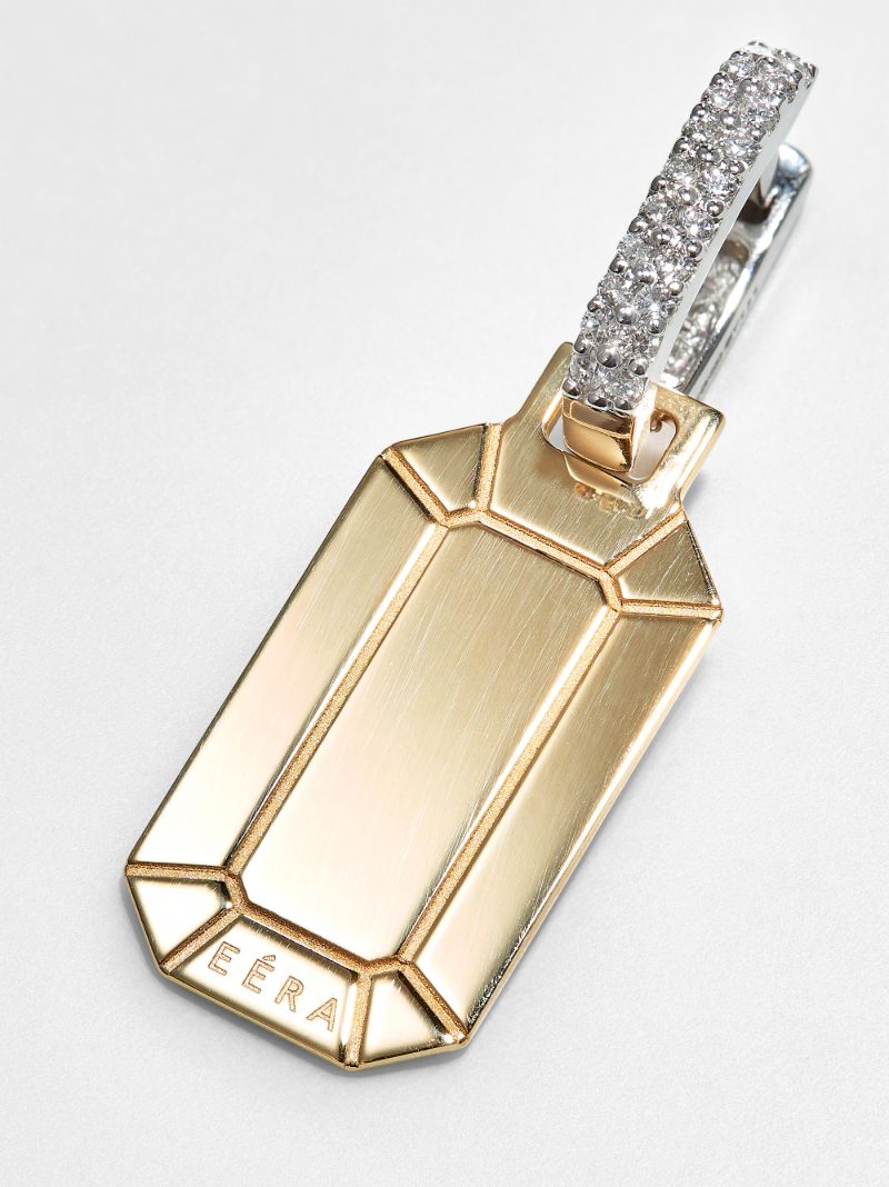 18k Yellow Gold Small Tokyo Diamond Earring