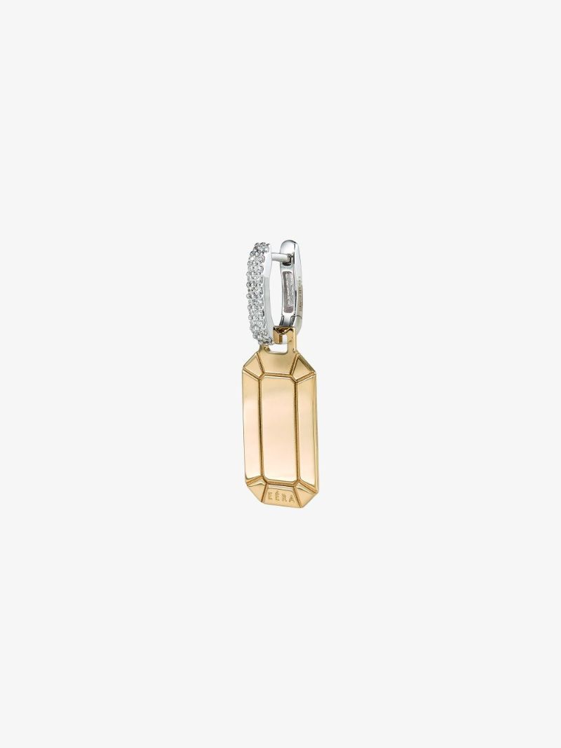 18k Yellow Gold Small Tokyo Diamond Earring