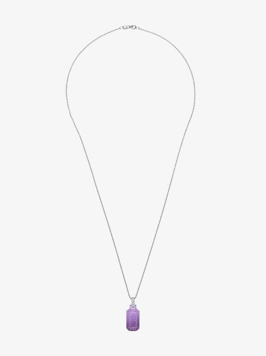 18k White Gold and Purple Small Tokyo Diamond Necklace