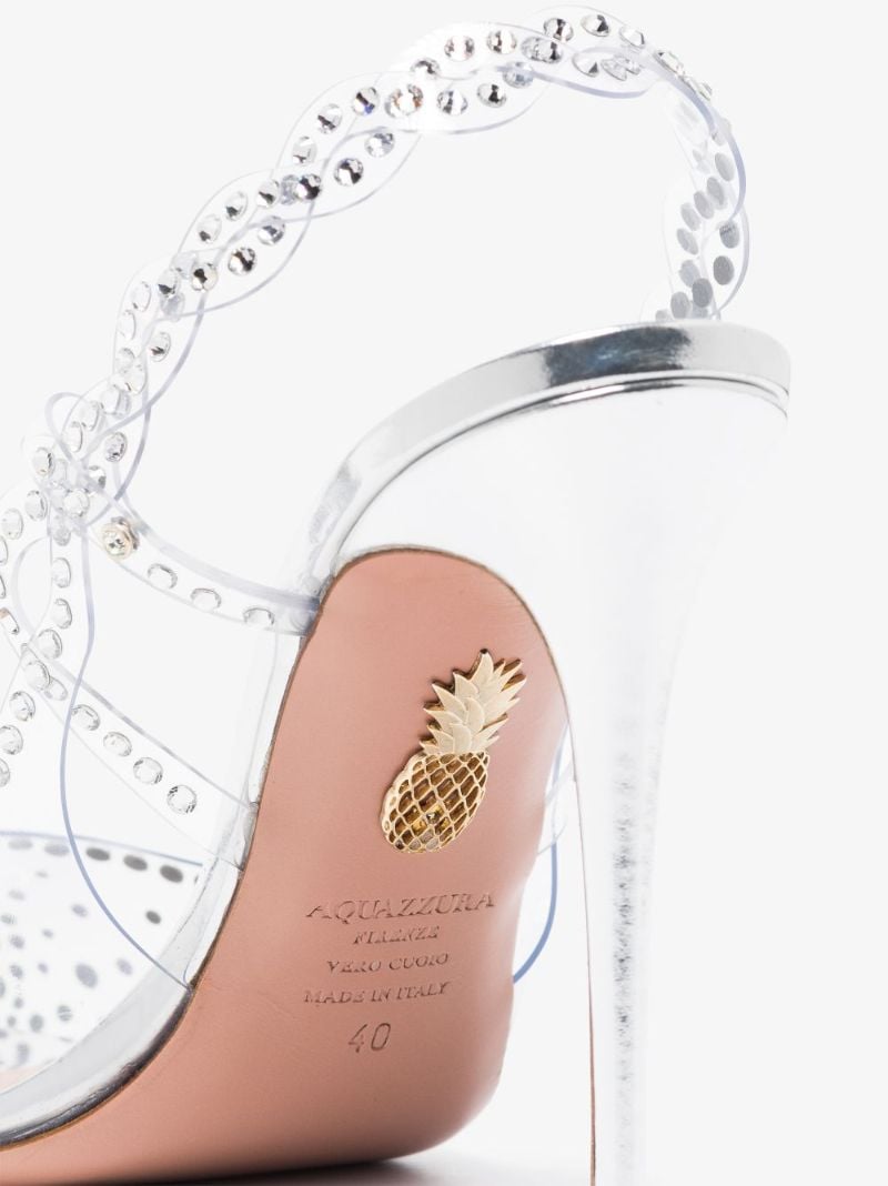 Silver Heaven 105 Crystal Pumps