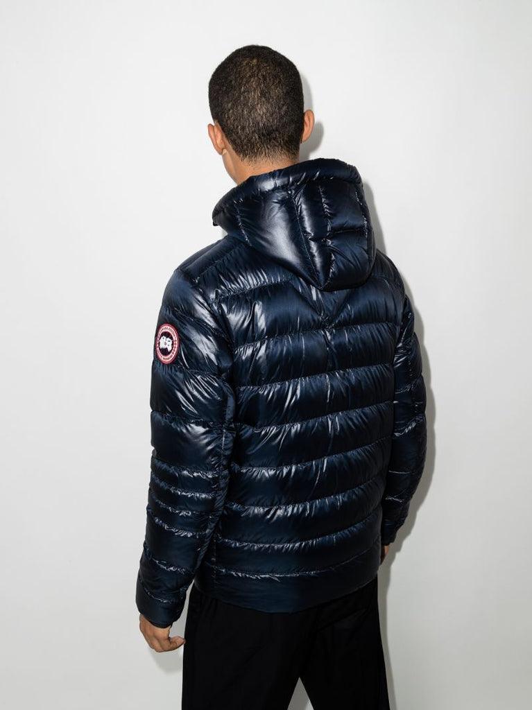 Blue Crofton Hooded Quilted Jacket