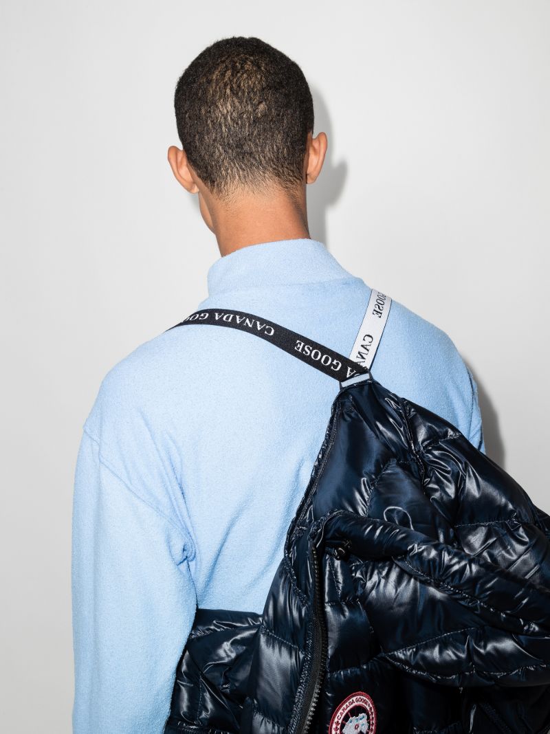 Blue Crofton Hooded Quilted Jacket