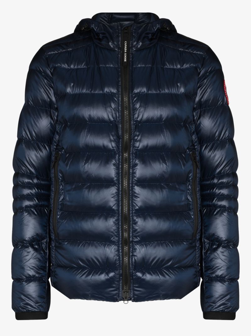 Blue Crofton Hooded Quilted Jacket