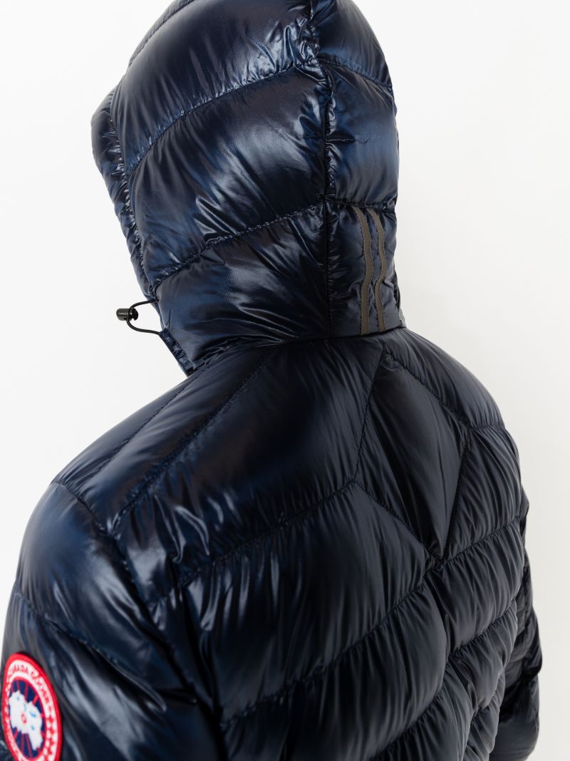 Blue Crofton Hooded Quilted Jacket