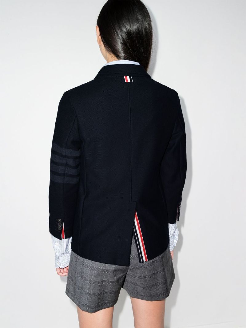 4-bar Stripe Single-breasted Blazer