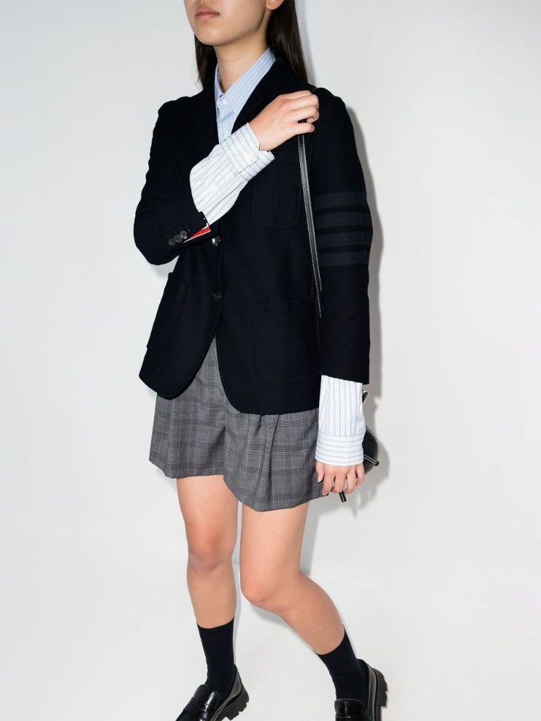 4-bar Stripe Single-breasted Blazer