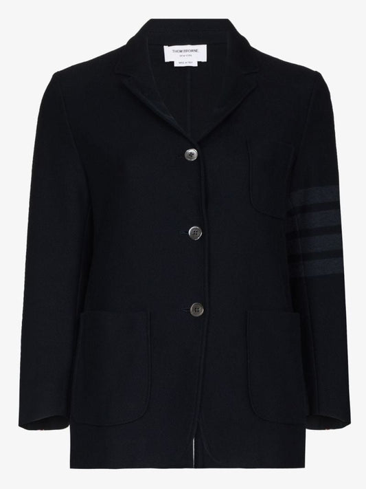4-bar Stripe Single-breasted Blazer