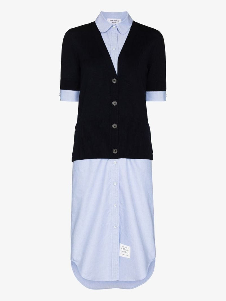 Cardigan Shirt Dress