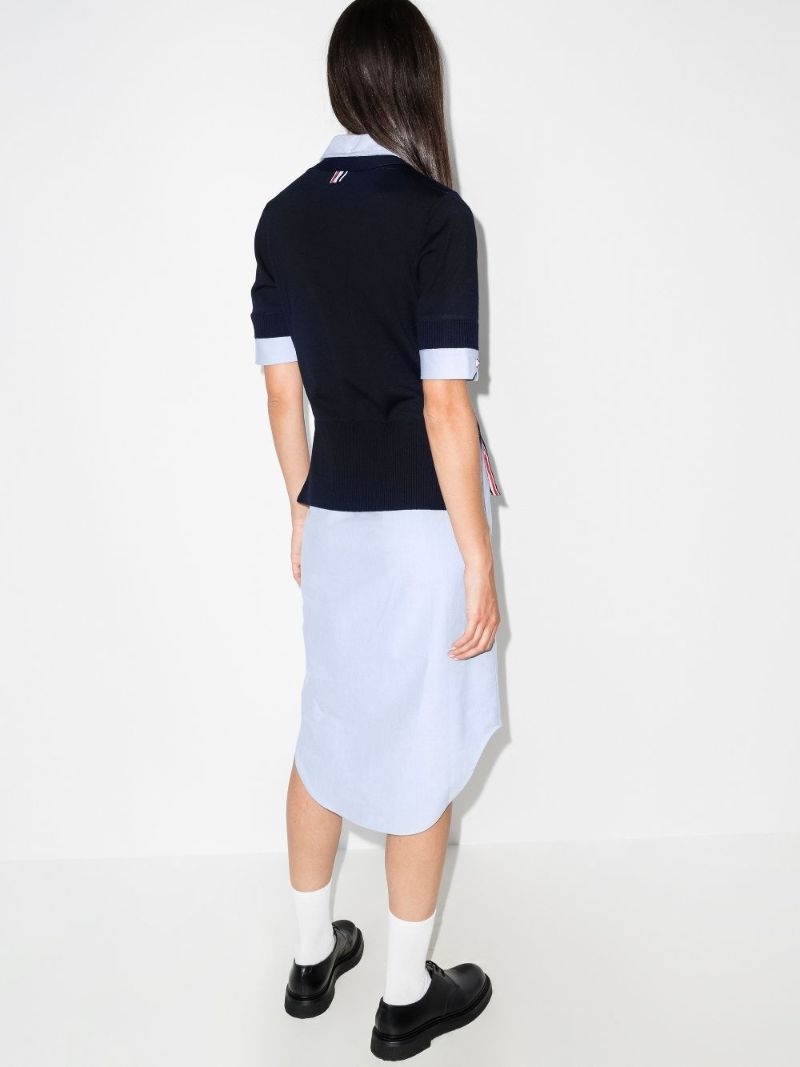 Cardigan Shirt Dress