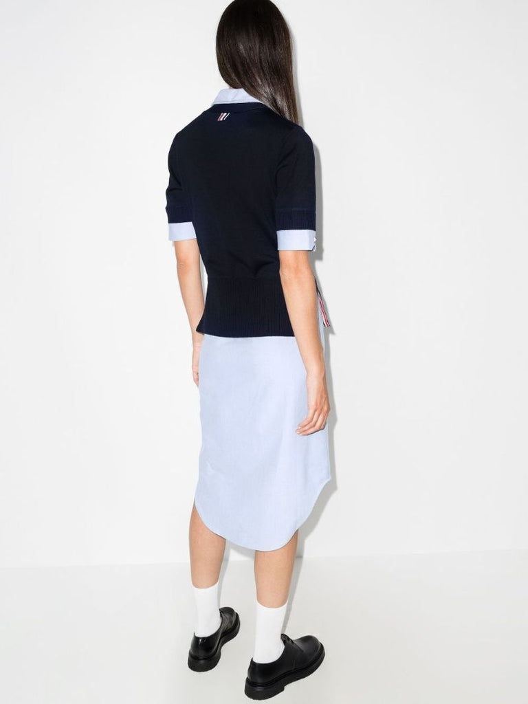 Cardigan Shirt Dress