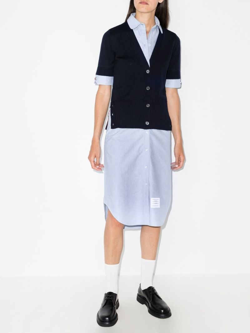 Cardigan Shirt Dress