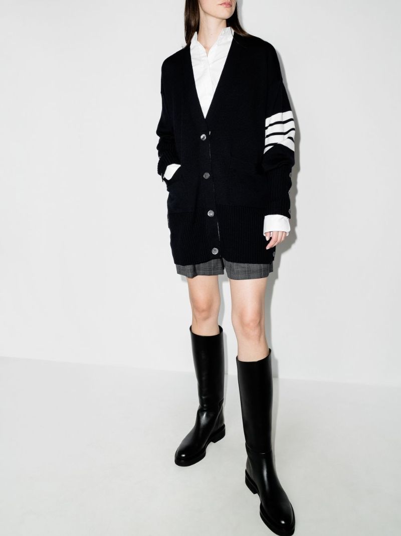 4-bar Stripe Cardigan