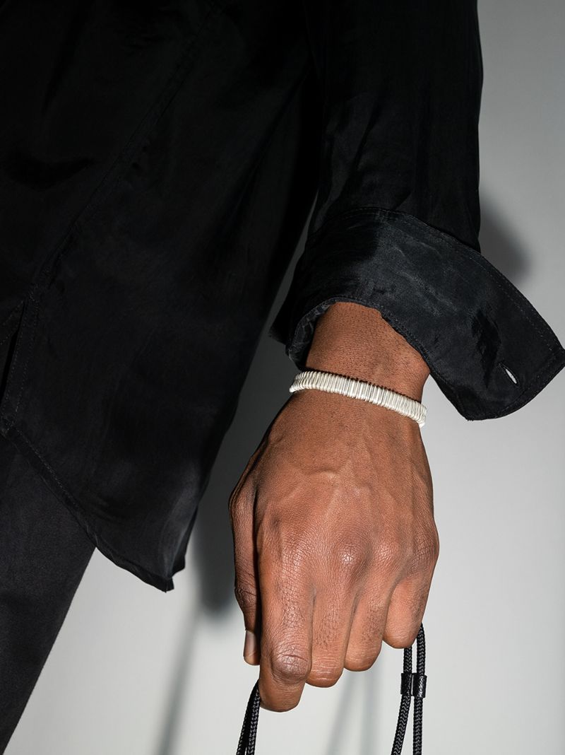 Sterling Silver the Large Zig Bracelet
