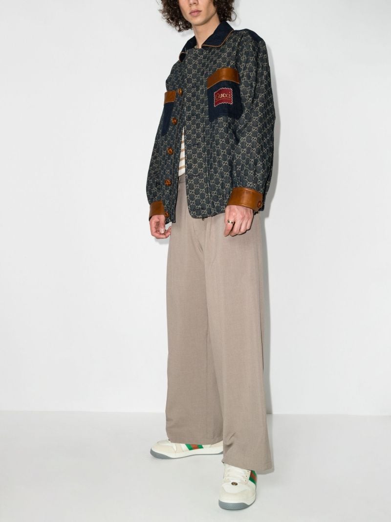 Gg Jacquard Organic Denim Jacket