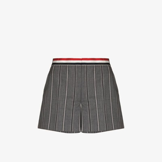 Tricolour Waistband Stripe Shorts