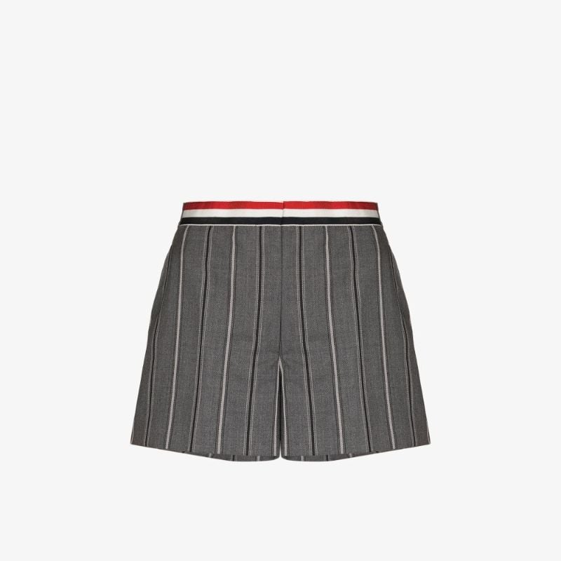 Tricolour Waistband Stripe Shorts