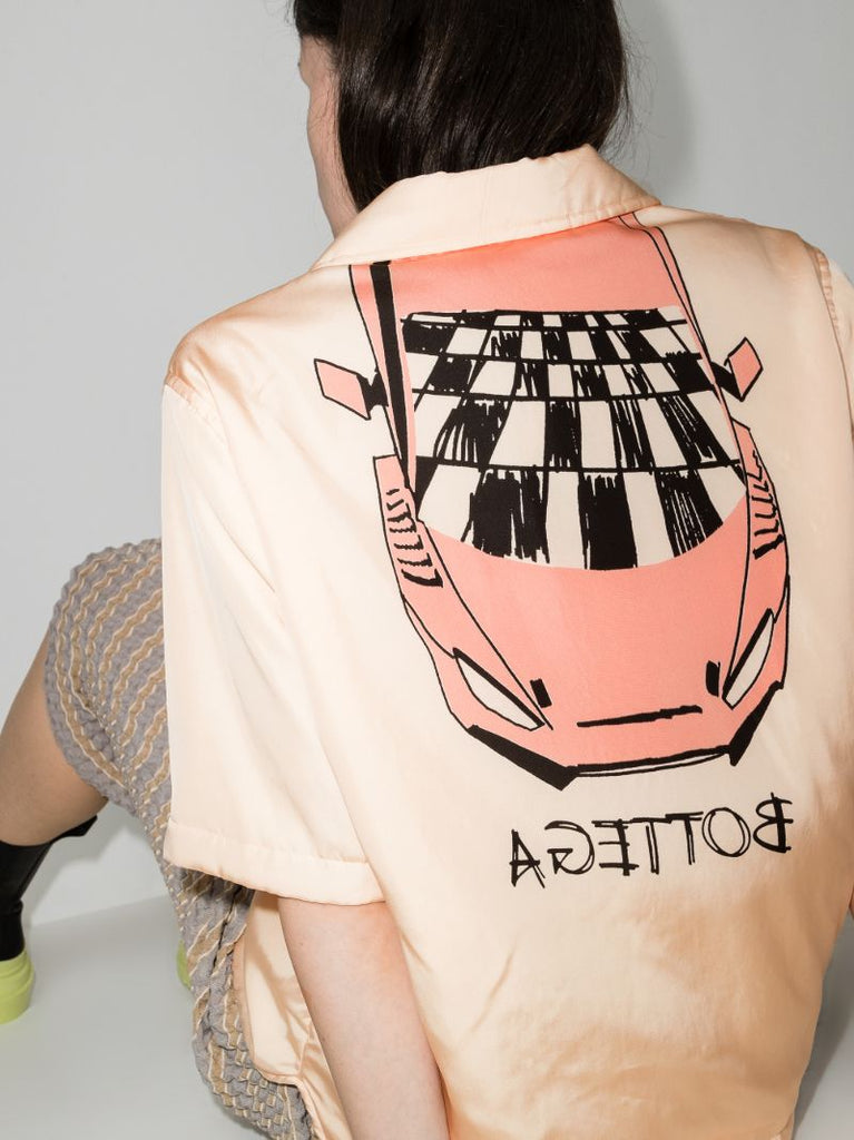 Car Logo Print Shirt