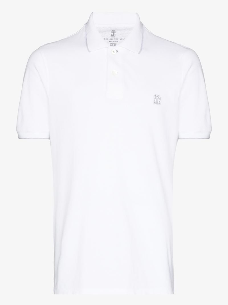 Logo Cotton PiquÃ_x0083_Â© Polo Shirt
