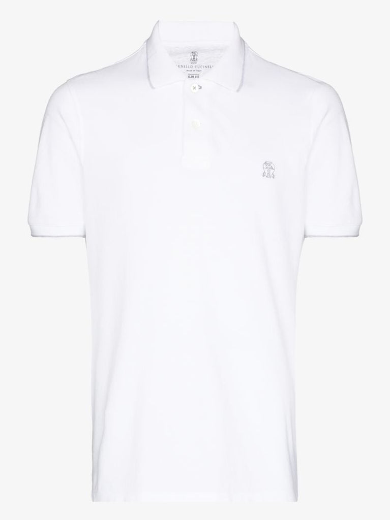 Logo Cotton PiquÃ_x0083_Â© Polo Shirt