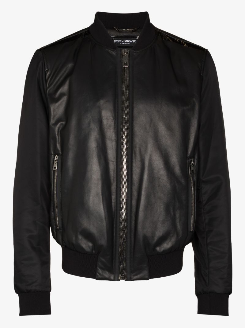 Panelled Bomber Jacket