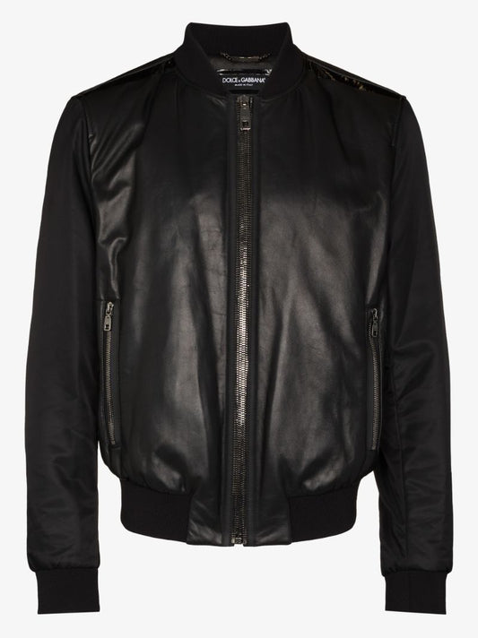 Panelled Bomber Jacket
