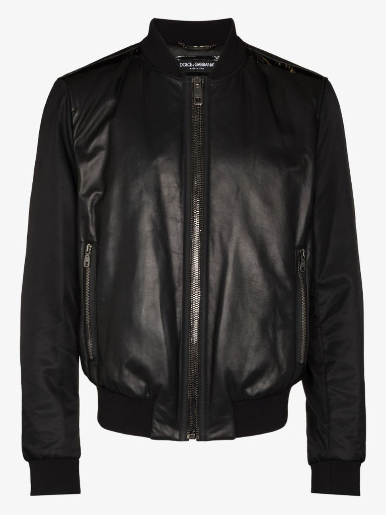 Panelled Bomber Jacket