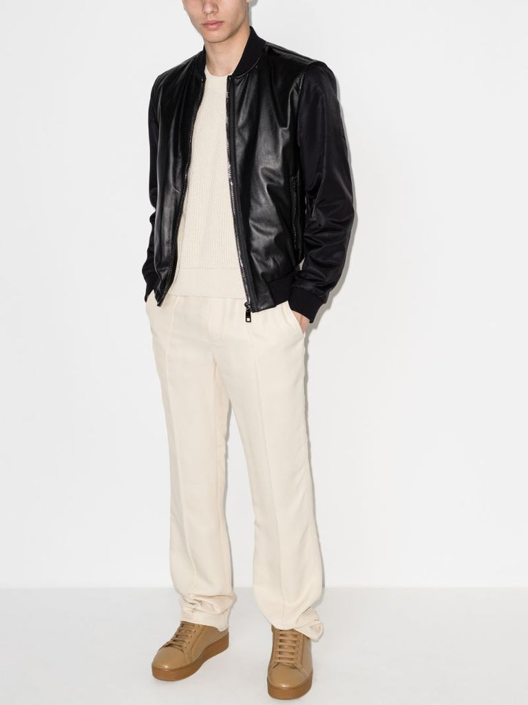 Panelled Bomber Jacket