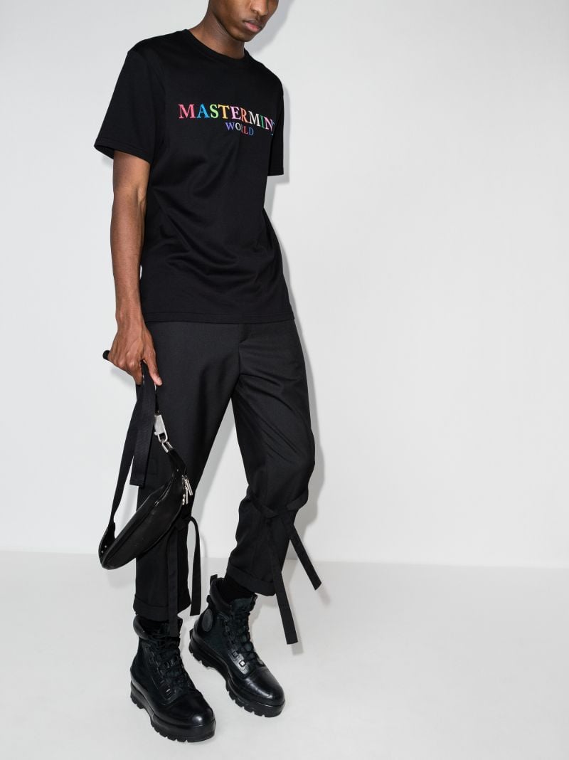 Logo Skull Print Cotton T-shirt