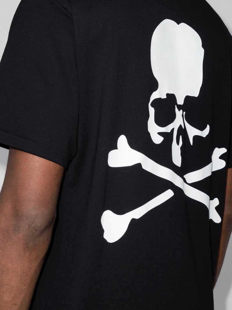 Logo Skull Print Cotton T-shirt