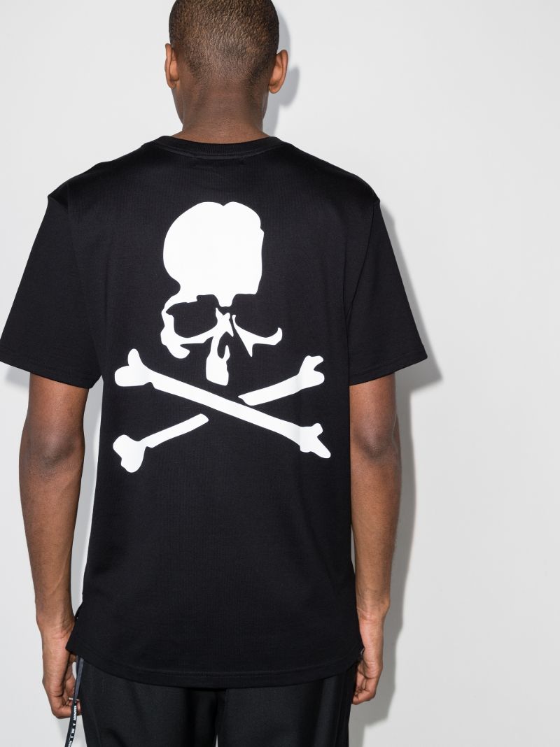 Logo Skull Print Cotton T-shirt