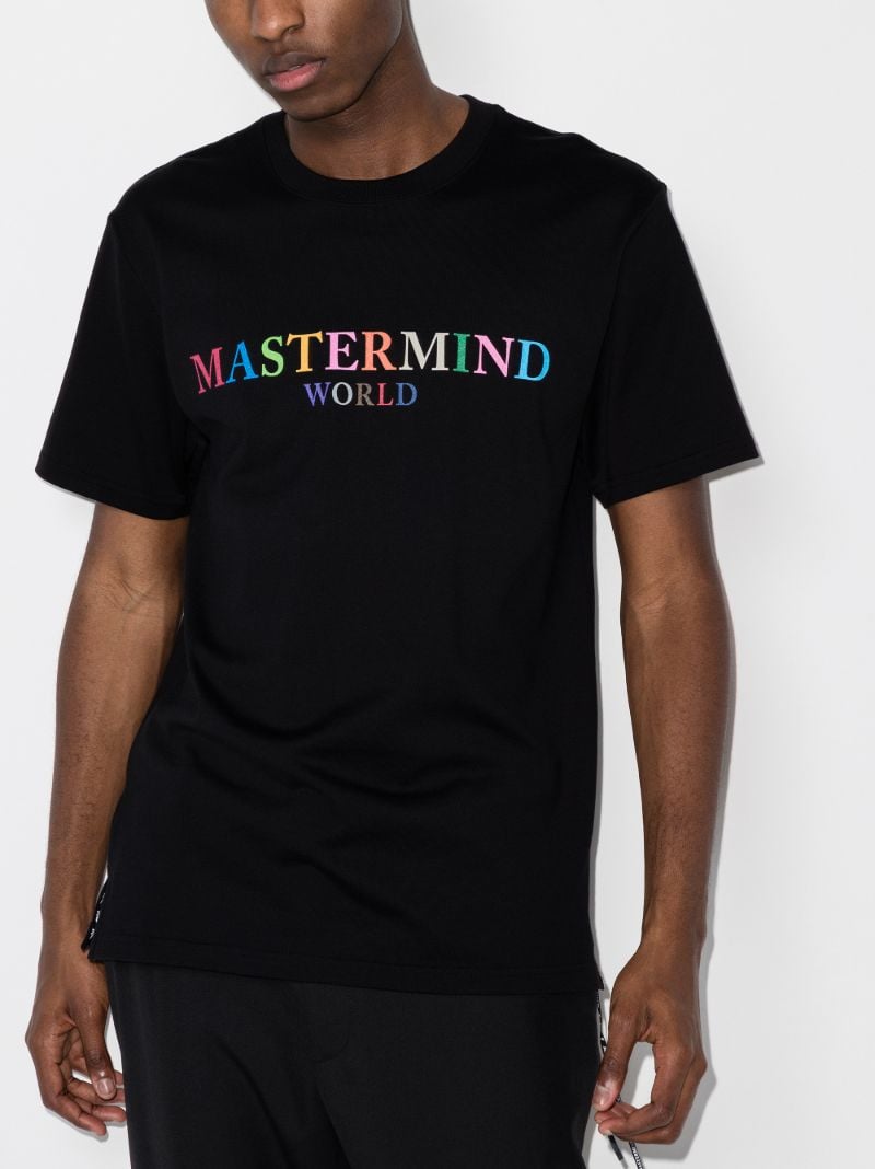 Logo Skull Print Cotton T-shirt
