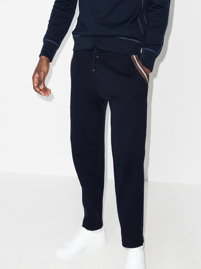 Drawstring Cotton Track Pants