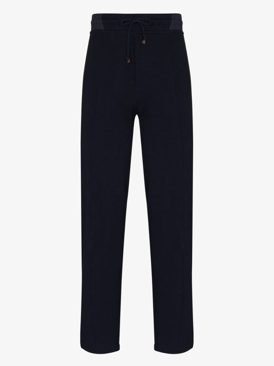 Drawstring Cotton Track Pants